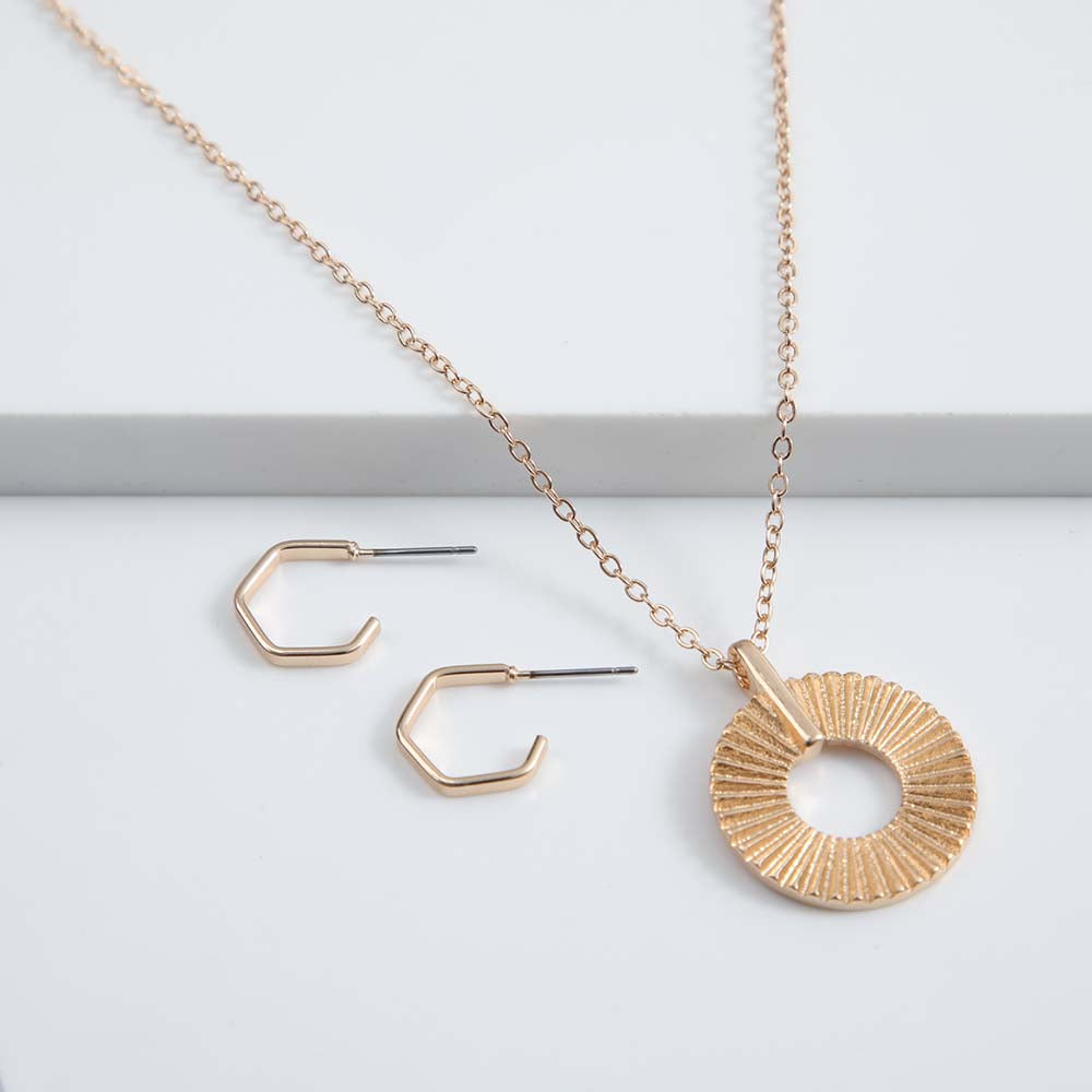 Collar + Aro Kalahari Dorado i-D