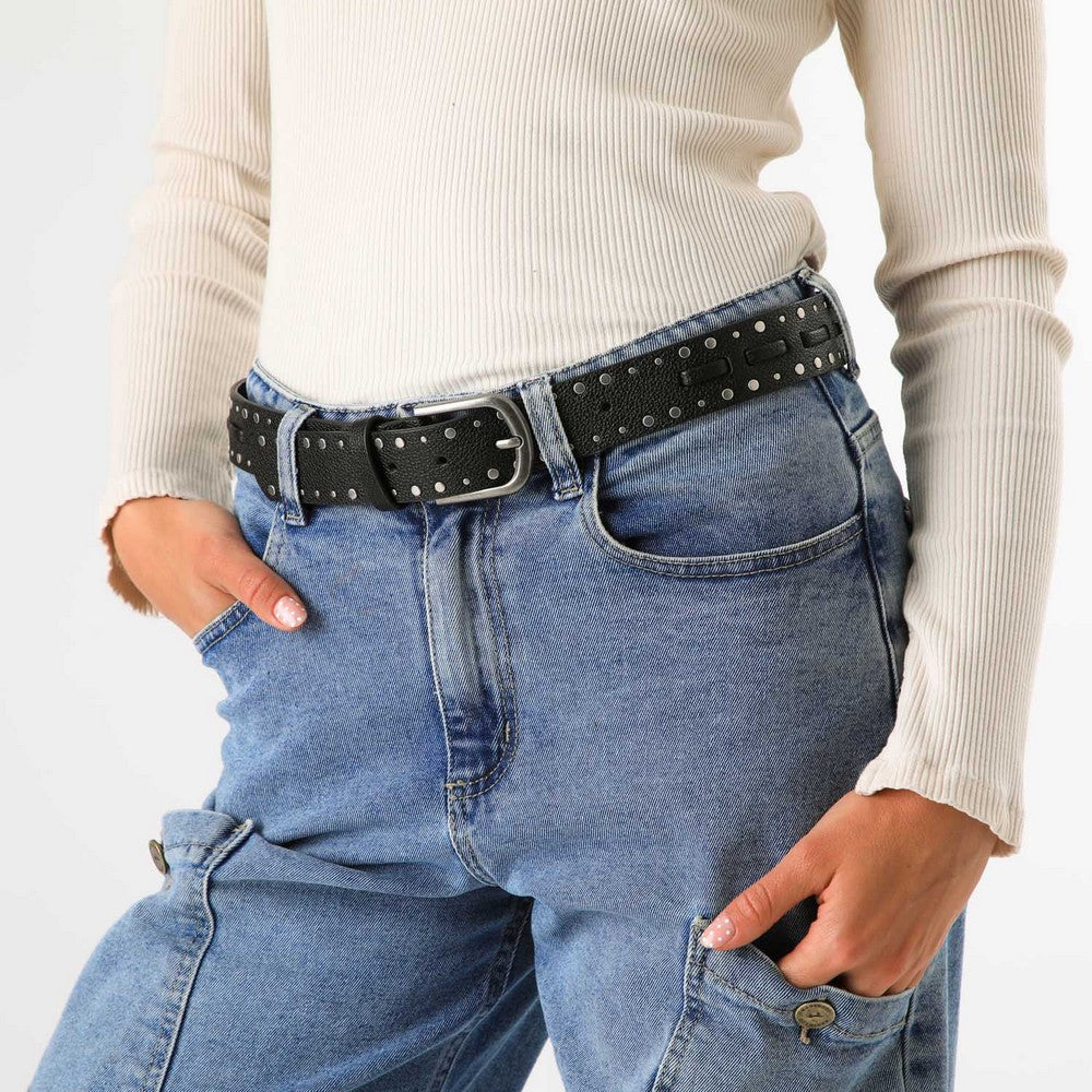 Cinturón Adonis Negro Humana