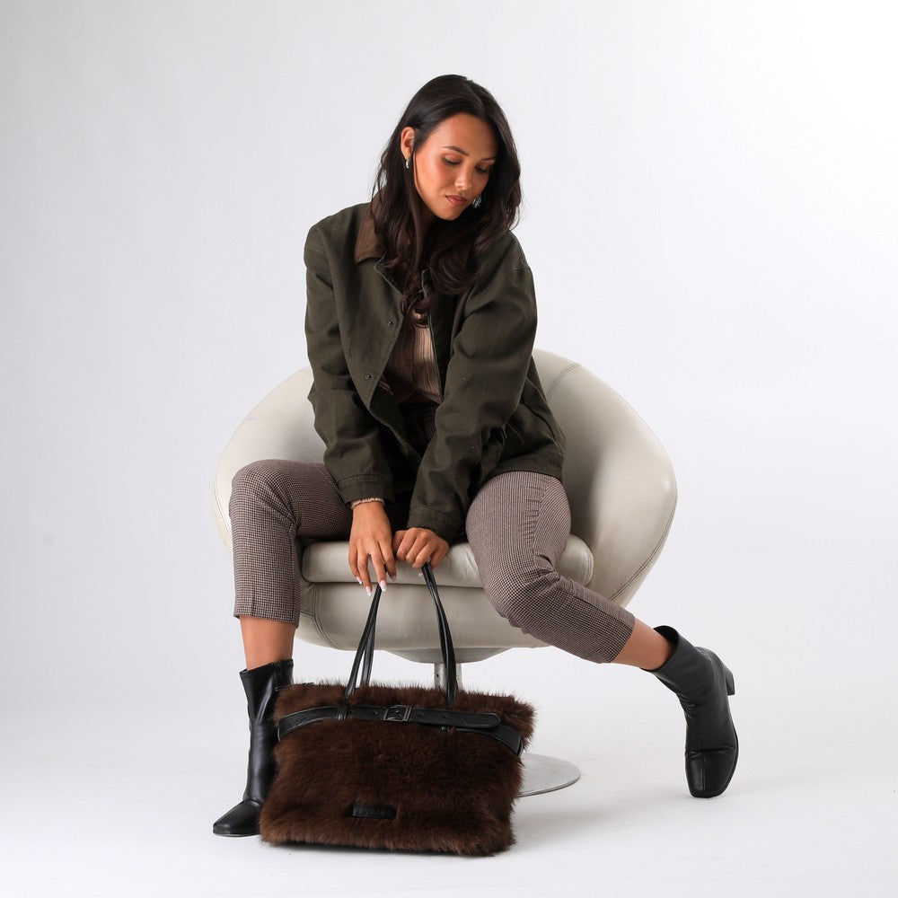 Cartera Hombro Marilyn Café Humana