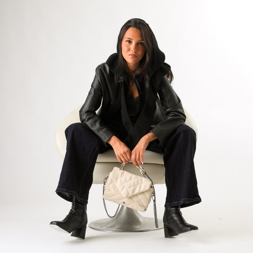 Cartera Cruzada Cissy Ivory Humana