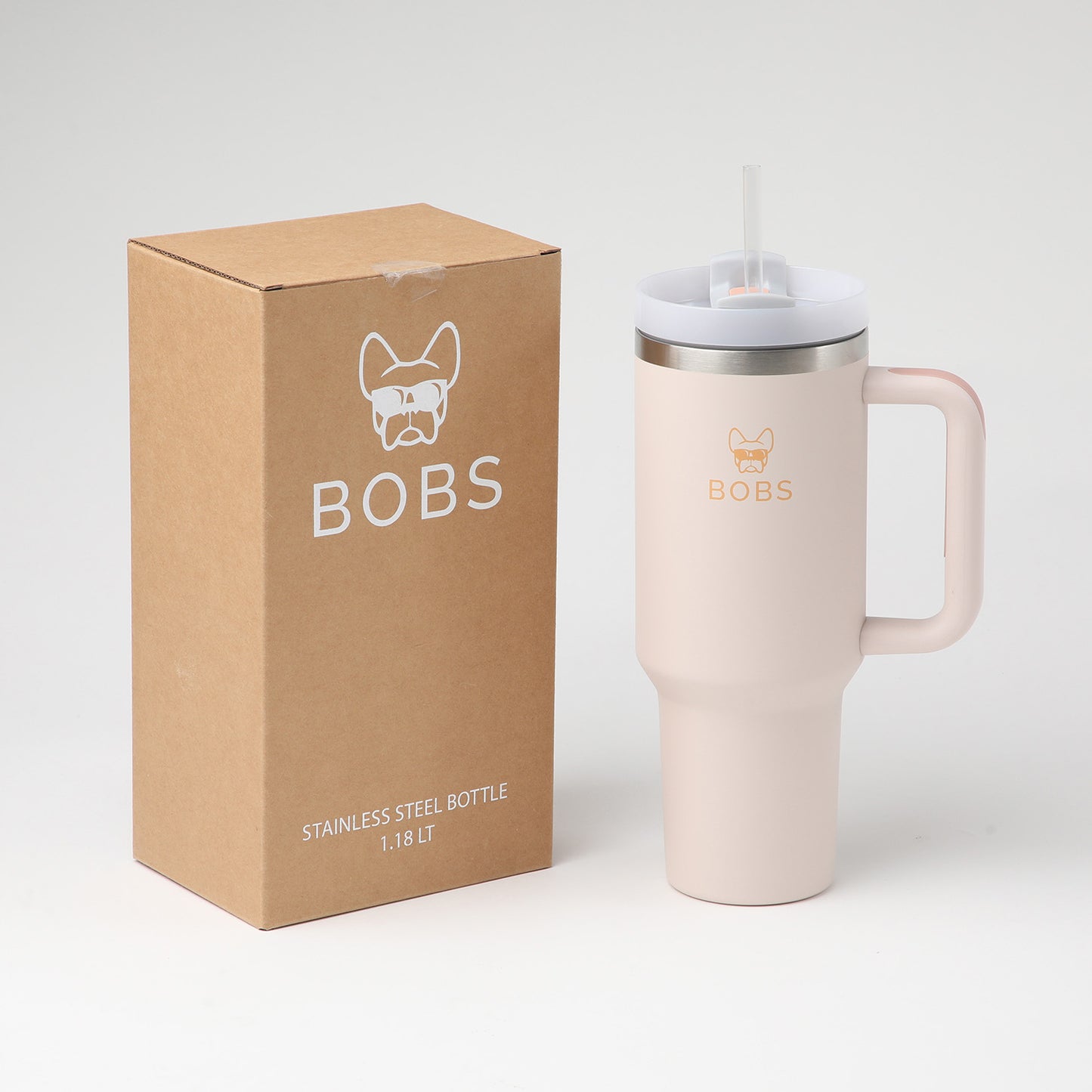 Botella Metálica Bobs 1,18lt Beige