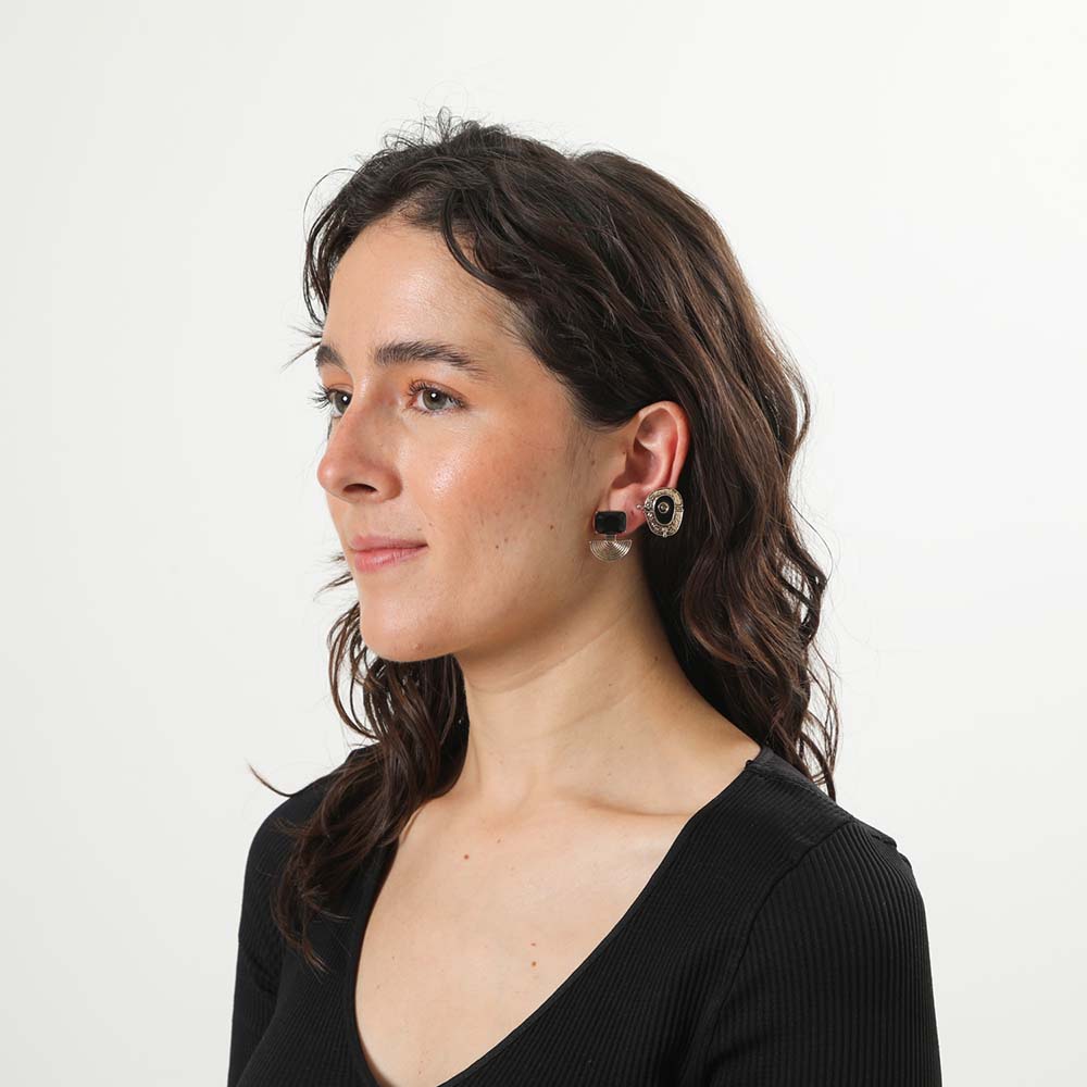 Set Aros Amanda Negro i-D