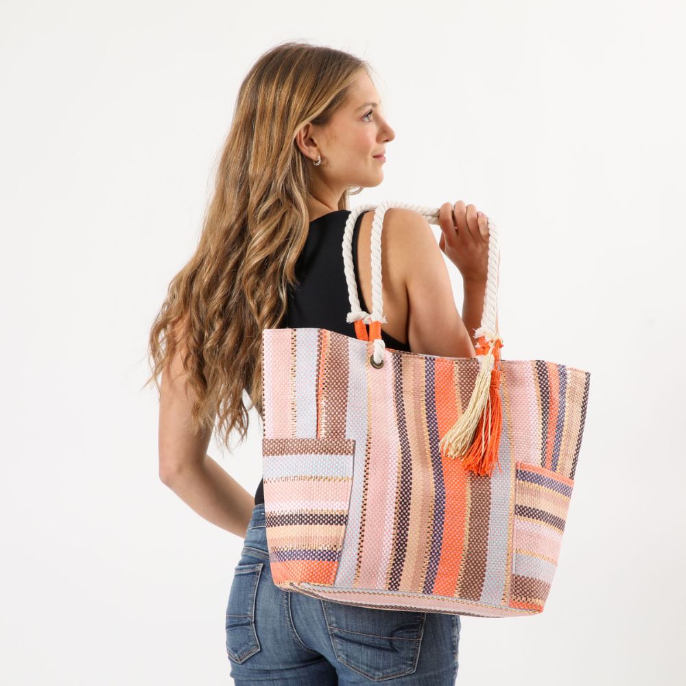 Cartera Hombro Leicester Rosada i-D