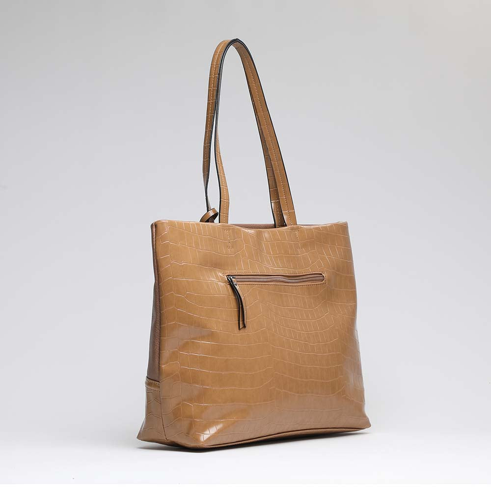 Cartera Hombro Café Evelyn Tatienne