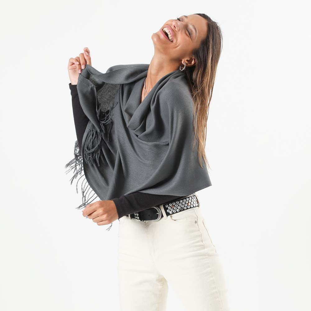 Pañuelo Liso Gris Oui Humana