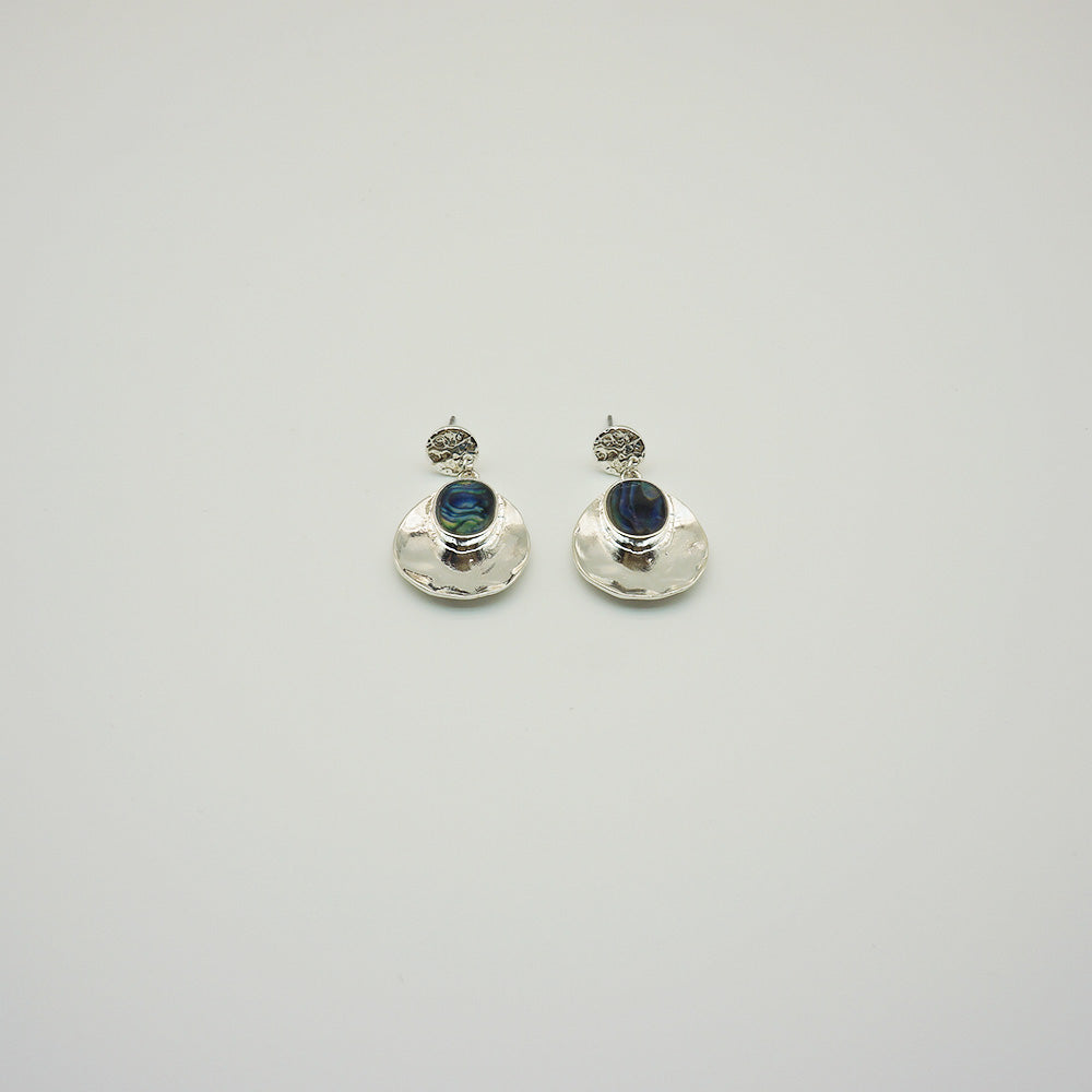 Aros Medianos Plateados Seaweed Viridis i-D
