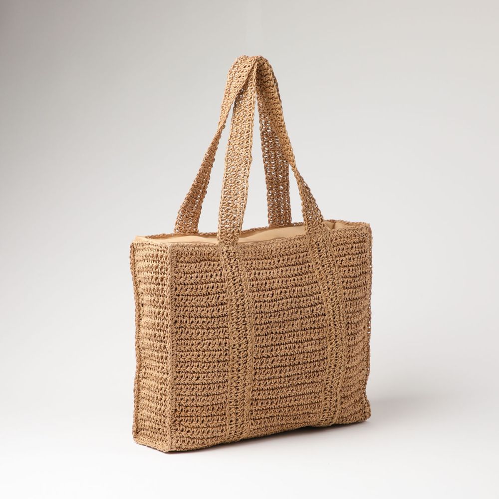 Bolso De Playa Pattaya Plateado Humana