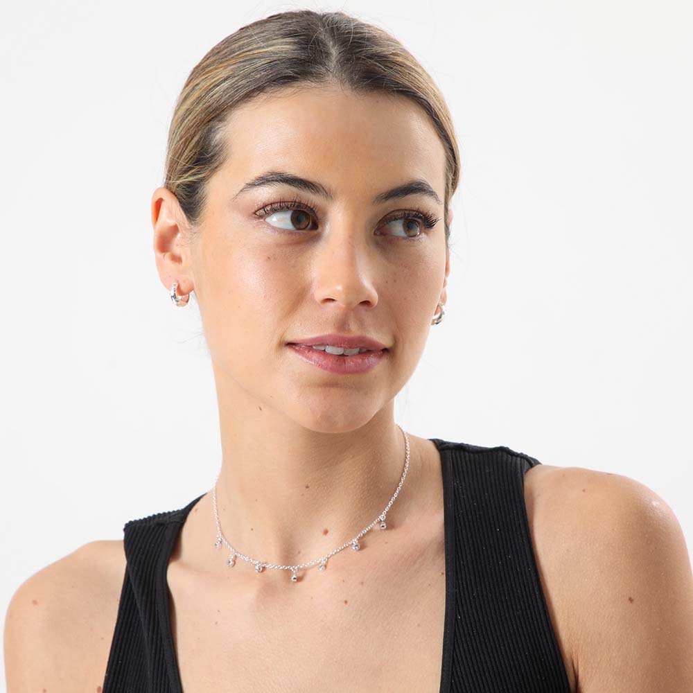 Collar Corto Light Plateado i-D