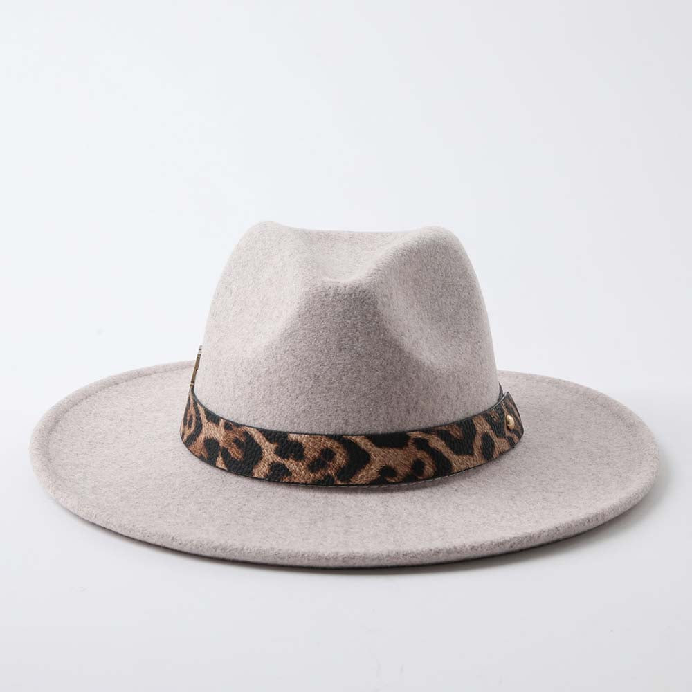 Sombrero Invierno Leopard Café Humana