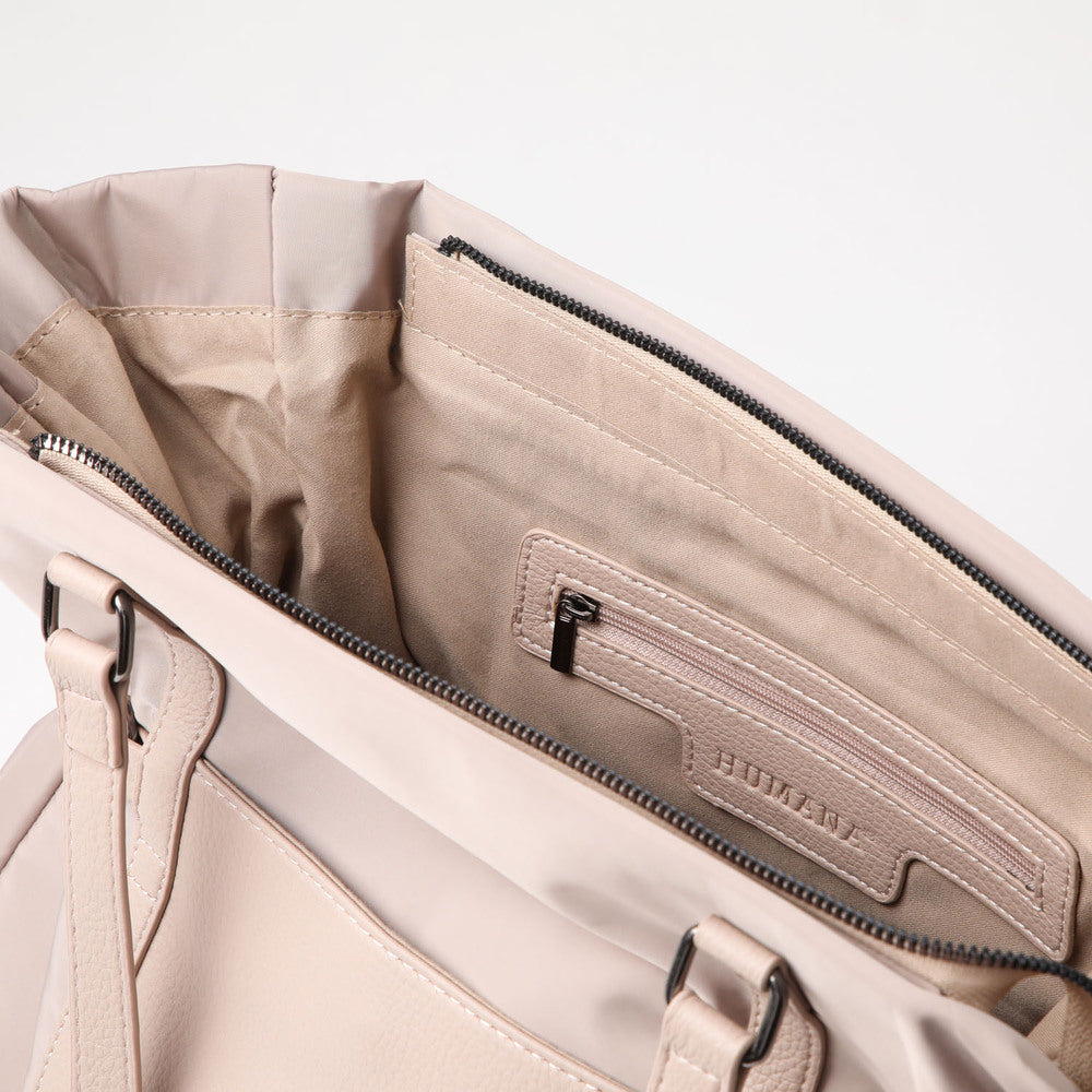 Cartera Hombro Carmen Beige Humana