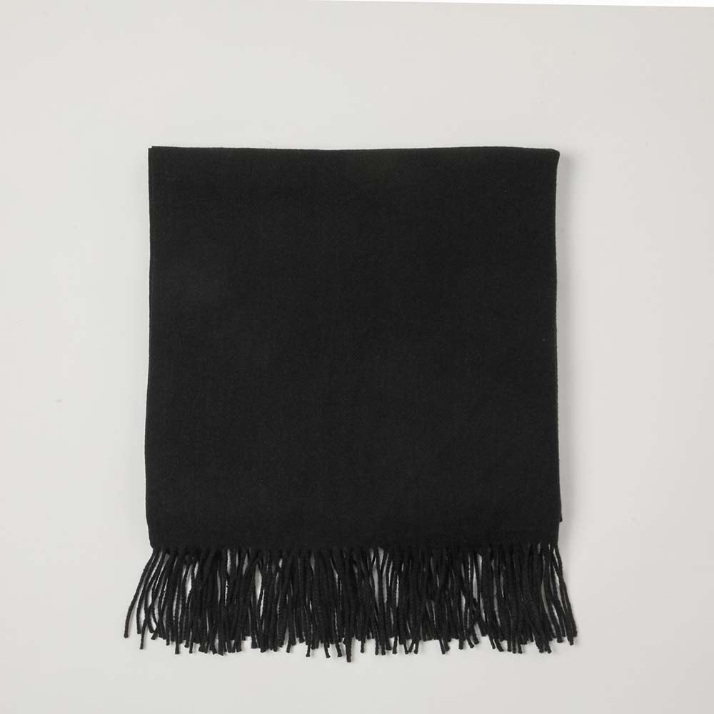 Manta Invierno Solid Negro i-D