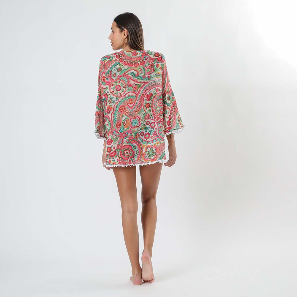 Kimono Paisley Multi Tatienne