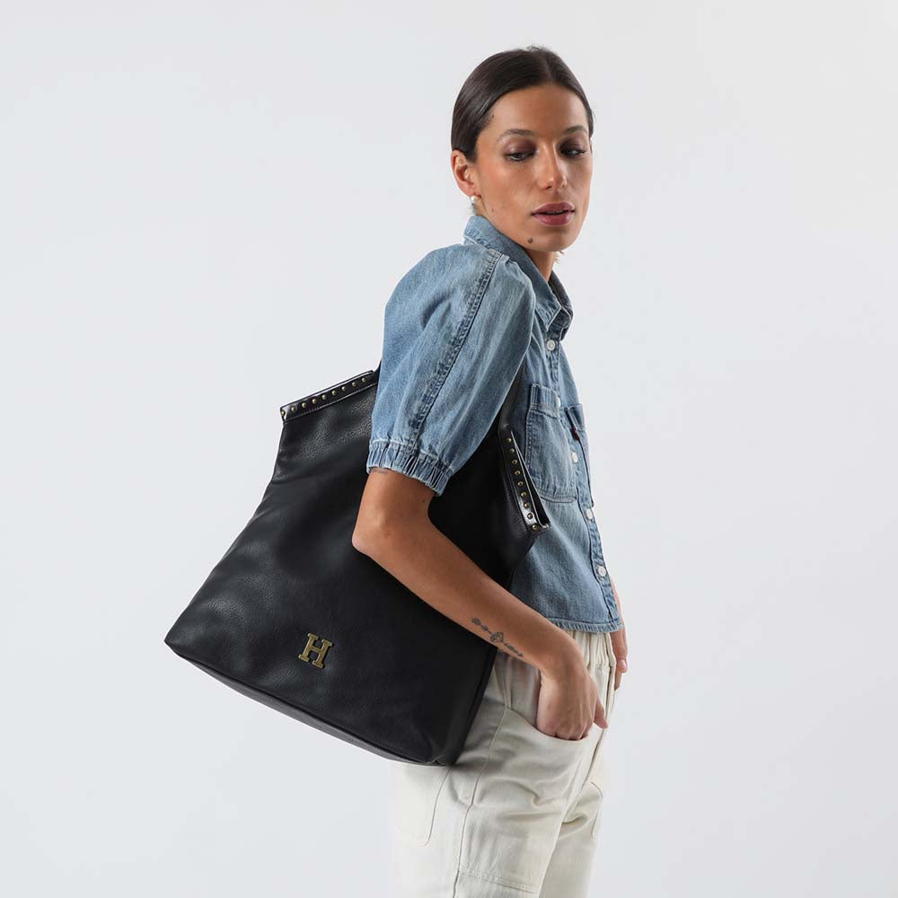 Cartera Hombro Gal Negra Humana