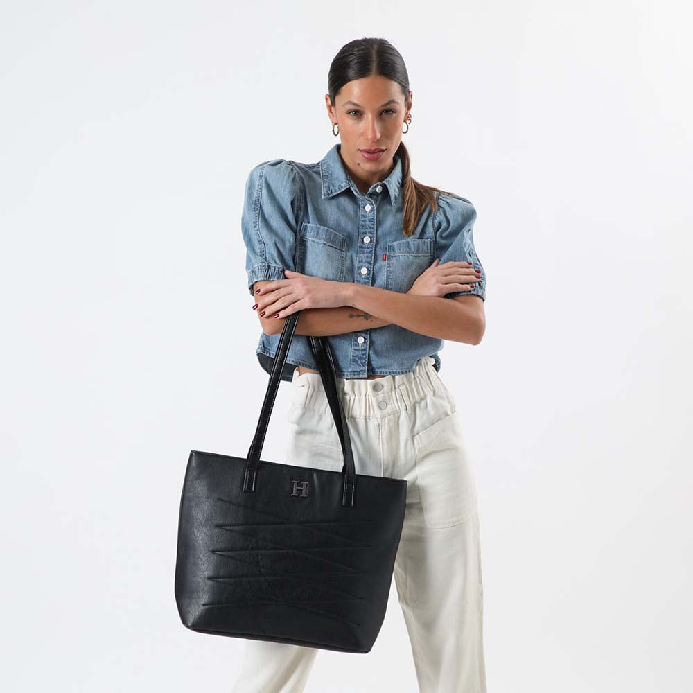 Cartera Hombro María Negra Humana