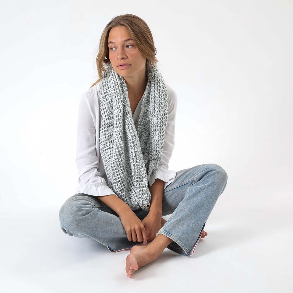 Cuello Melange Blanco Humana