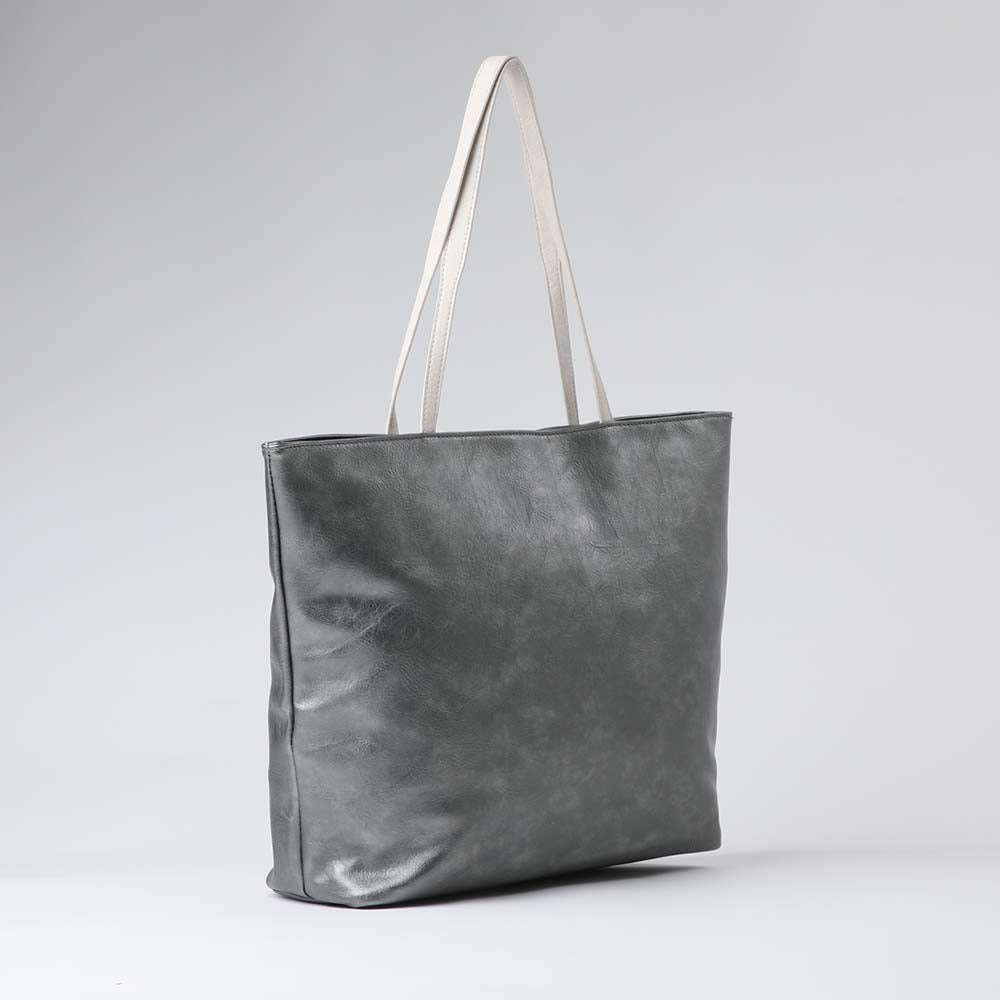 Cartera Hombro Margaret Plateada Humana