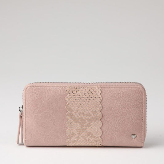Billetera grande Ottavia Ecocuero rosado ID