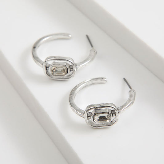 Aros Argolla Siena Plateado Tatienne