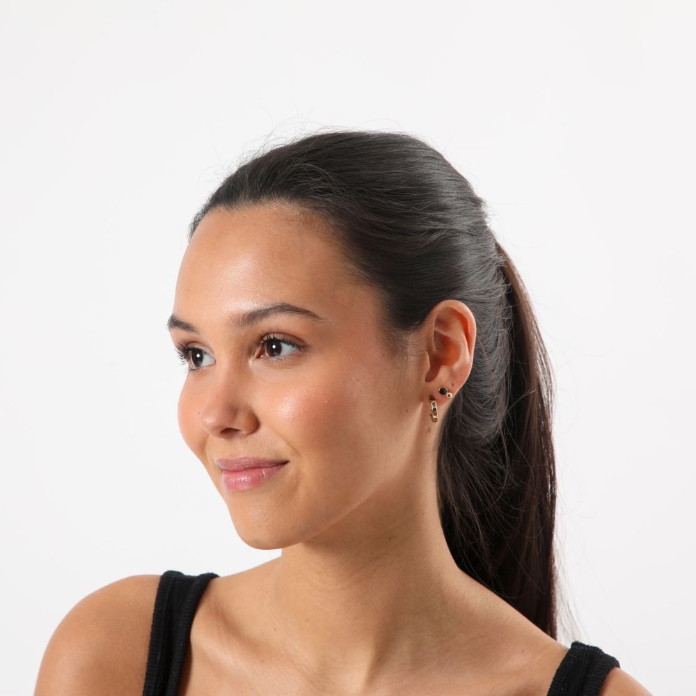 Aros Set Amaia Dorado Humana