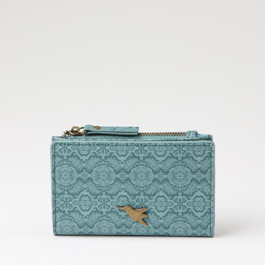 Tarjetero Ian Ecocuero Azul Tatienne