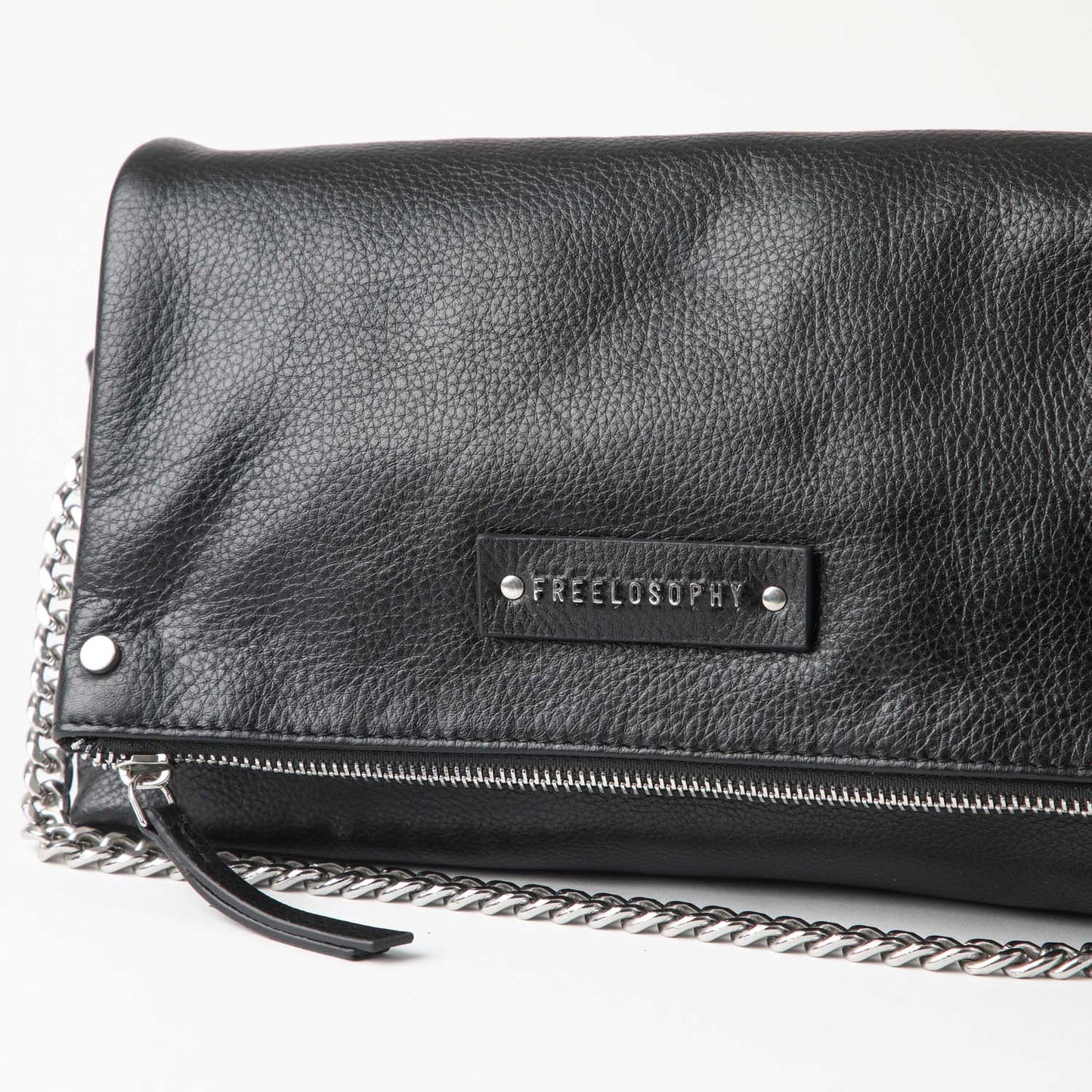 Cartera Cuero Cruzada Amsterdam Black Basic