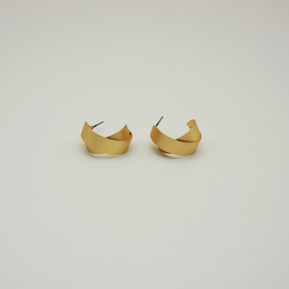 Aros Argollas Doradas Natural Mystic Lemon Drop Tatienne