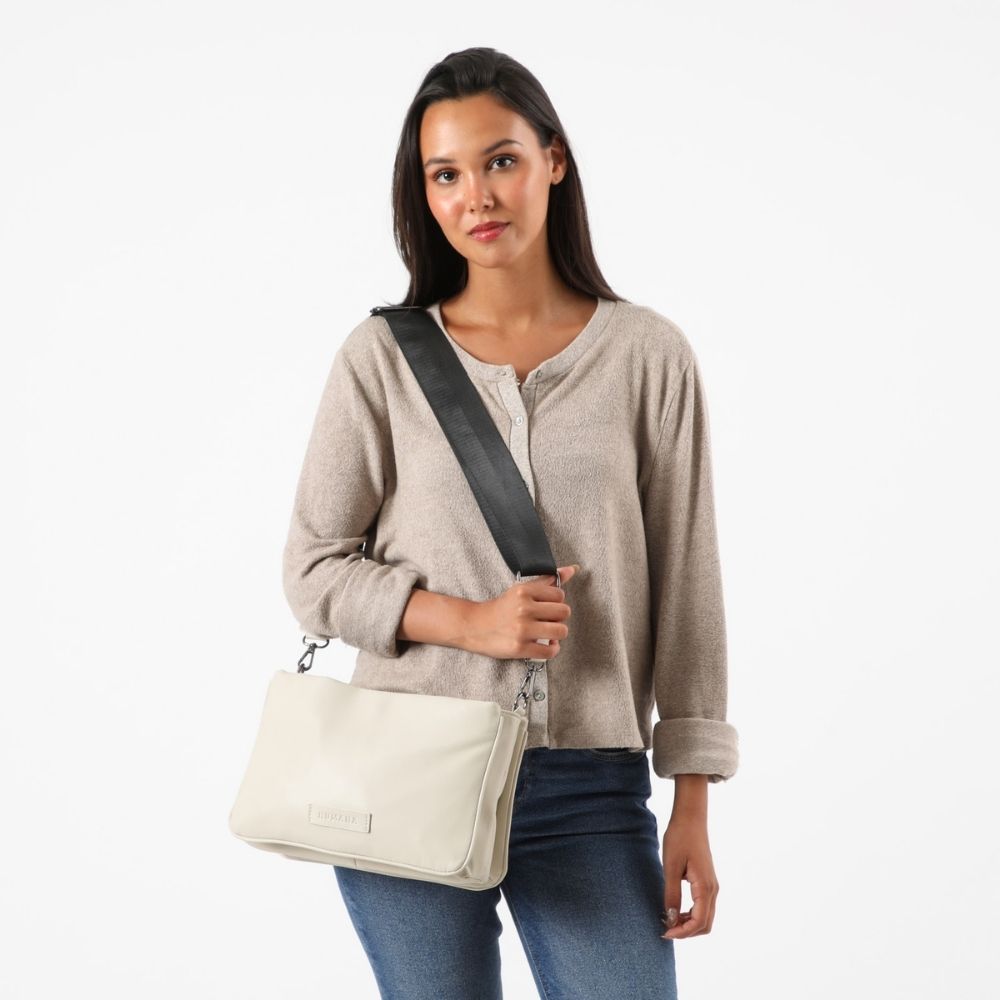 Cartera Cruzada Beryl Blanco Humana