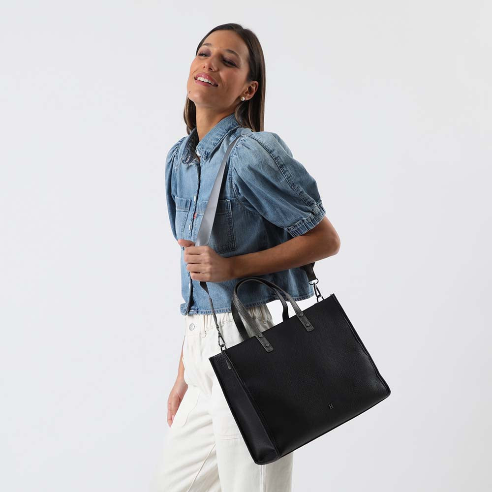 Cartera Hombro Lynda Negra Humana