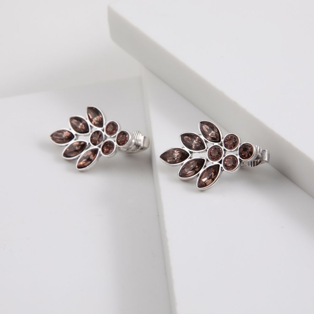 Aros Clip Mai Plateado Humana