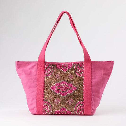 Cartera Tote Adela Rosado Humana