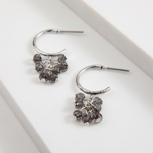 Aros Argolla Pebble Plateado Humana