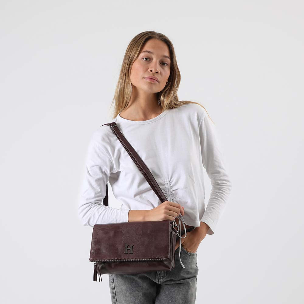 Cartera Cruzada Tyler Rojo Humana