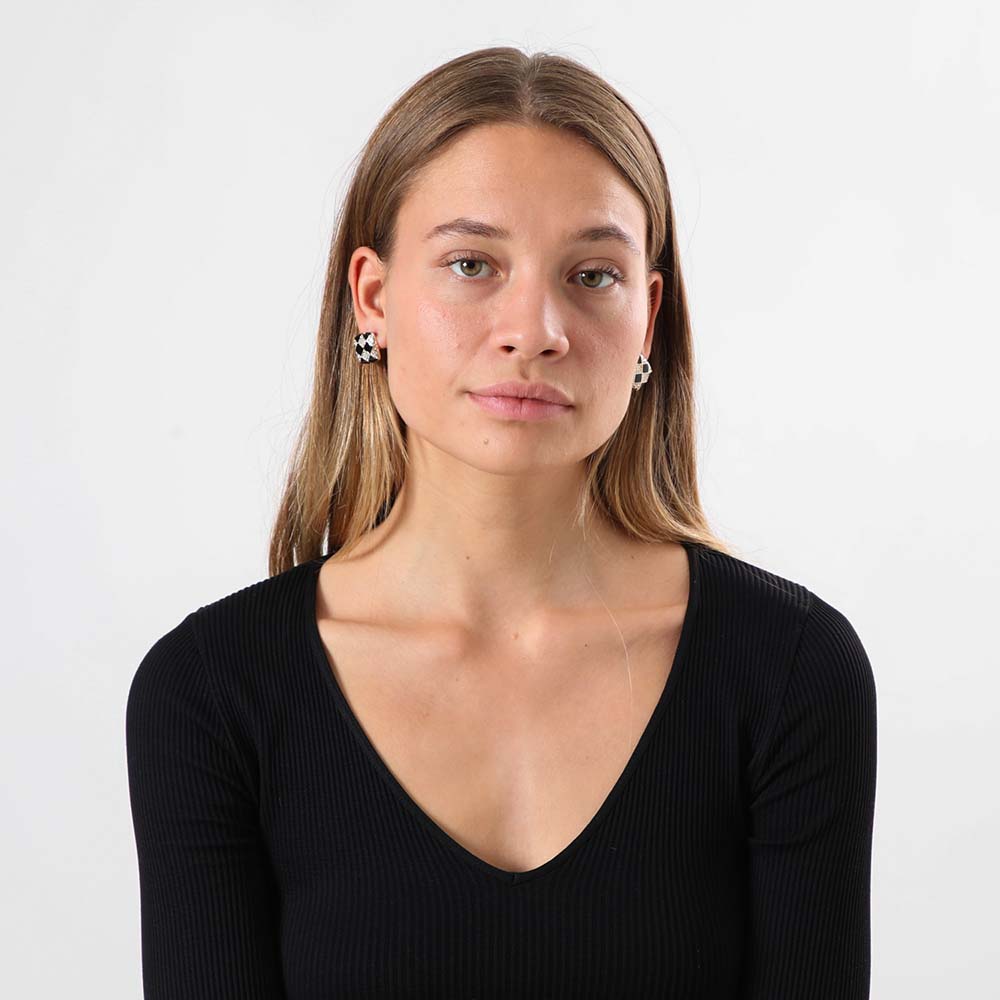 Aros Pegado Agustina Negro i-D