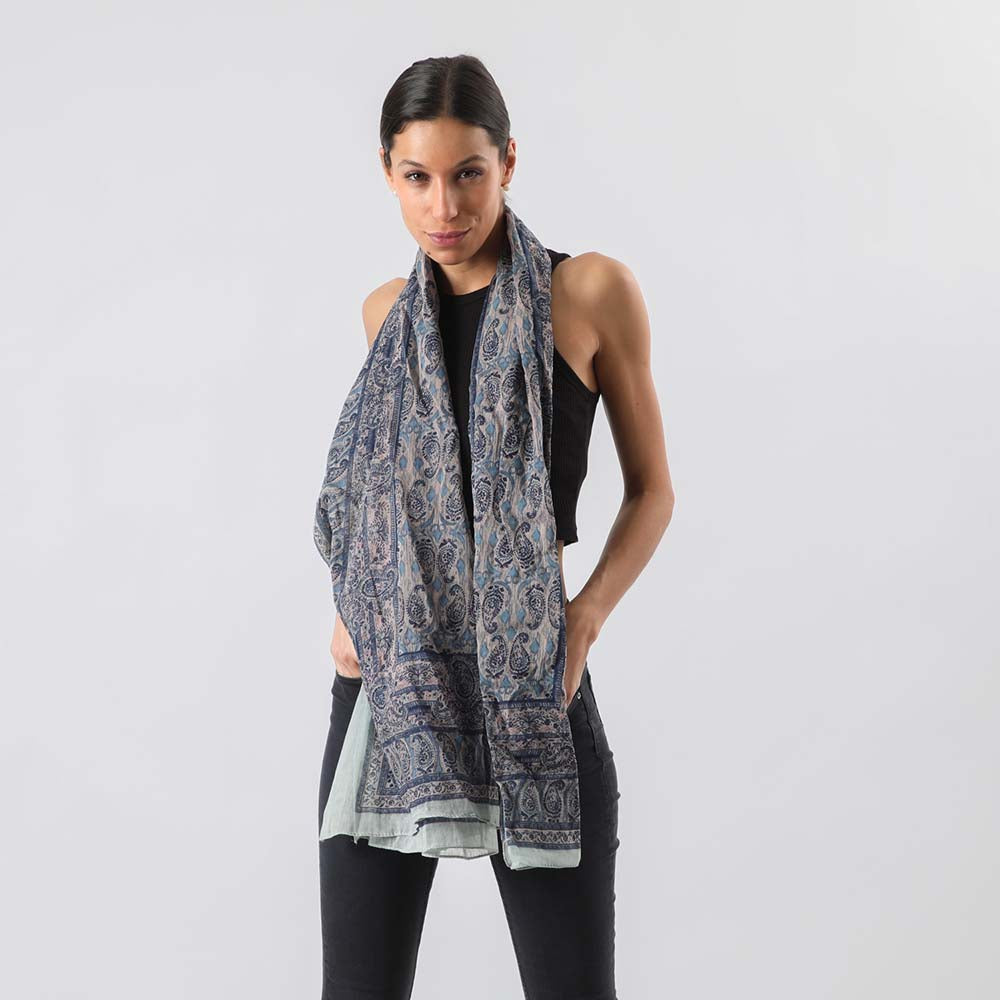 Pañuelo Estampado Ontas Azul i-D