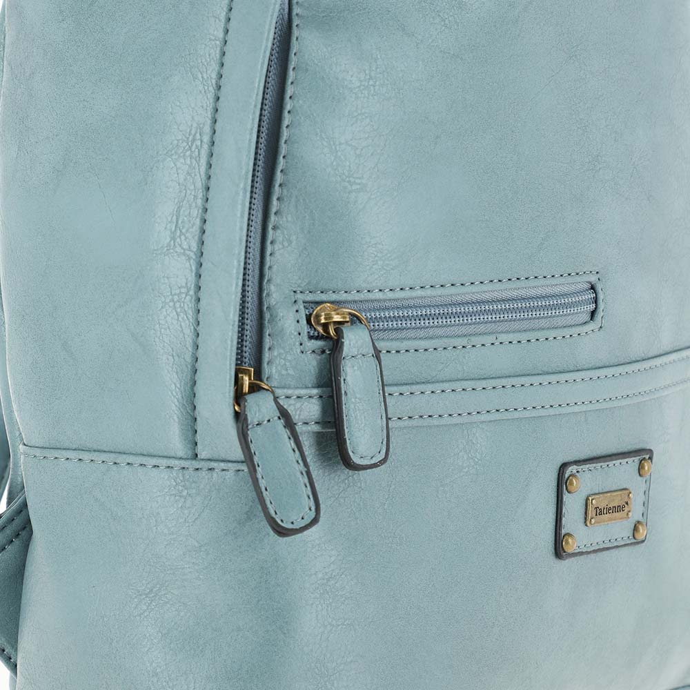 Cartera Mochila Ice Celeste Tatienne