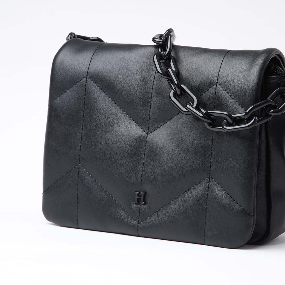 Cartera Cruzada Smith Negro Humana