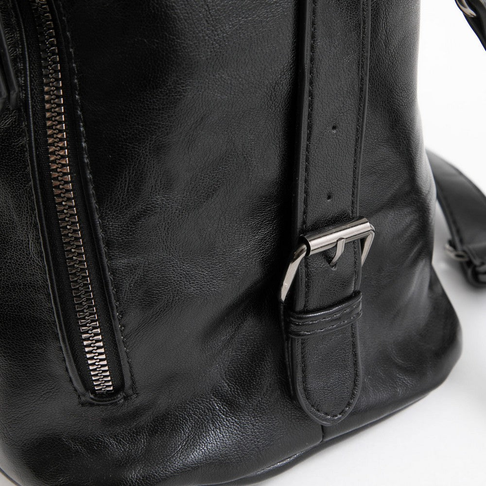 Cartera Hombro Vittoria Black Dark Negro Humana