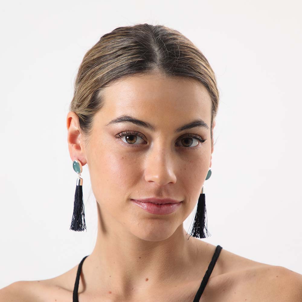 Aros Largo Cold Azul Tatienne