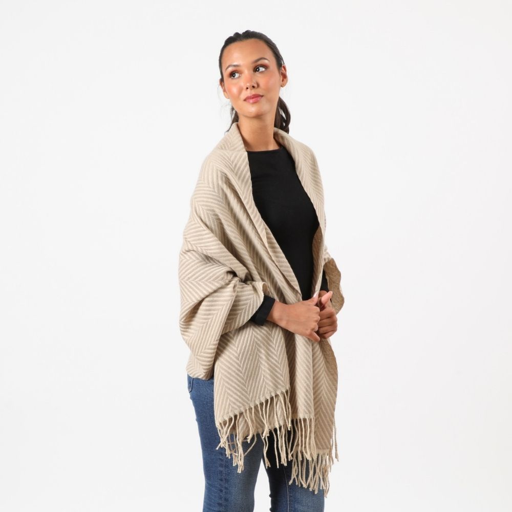 Manta Abigail Beige Humana