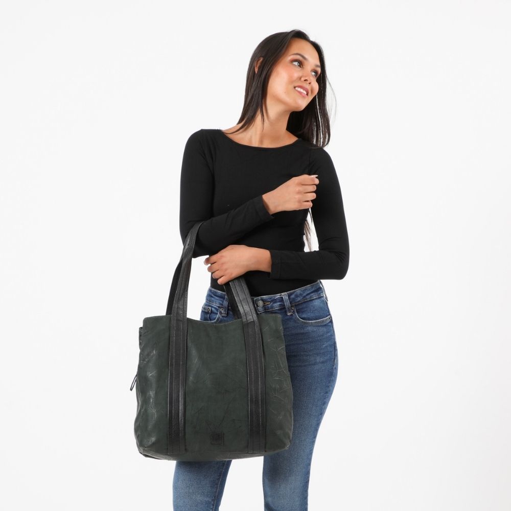 Cartera Hombro April Verde Humana