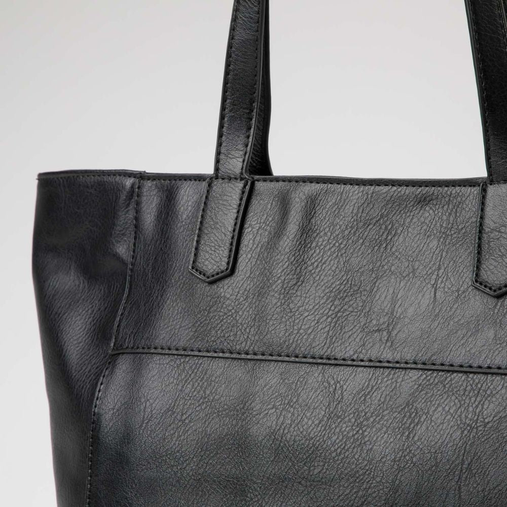 Cartera Hombro Star Negra Tatienne