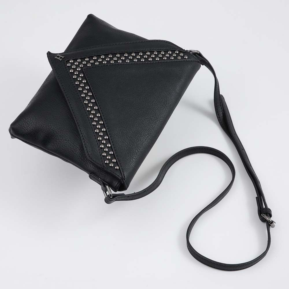 Cartera Cruzada Fancy Negra Humana