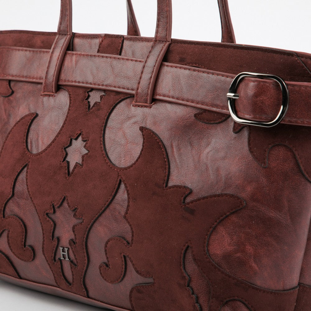 Cartera Hombro Rhania Burgundy Humana
