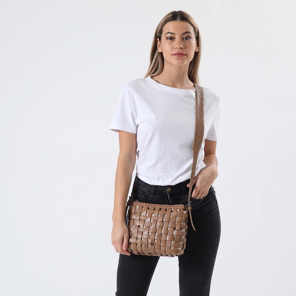 Cartera Cruzada West Café Humana