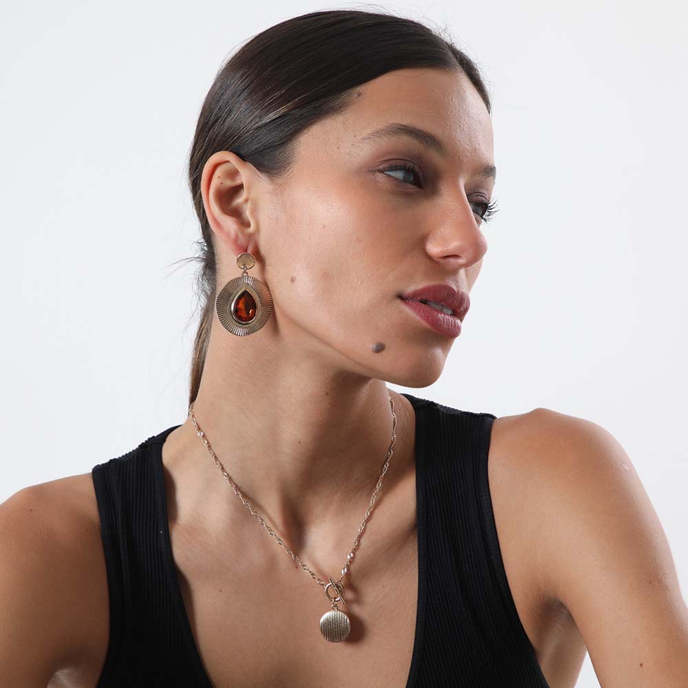 Aros Largo Electra Naranjo i-D