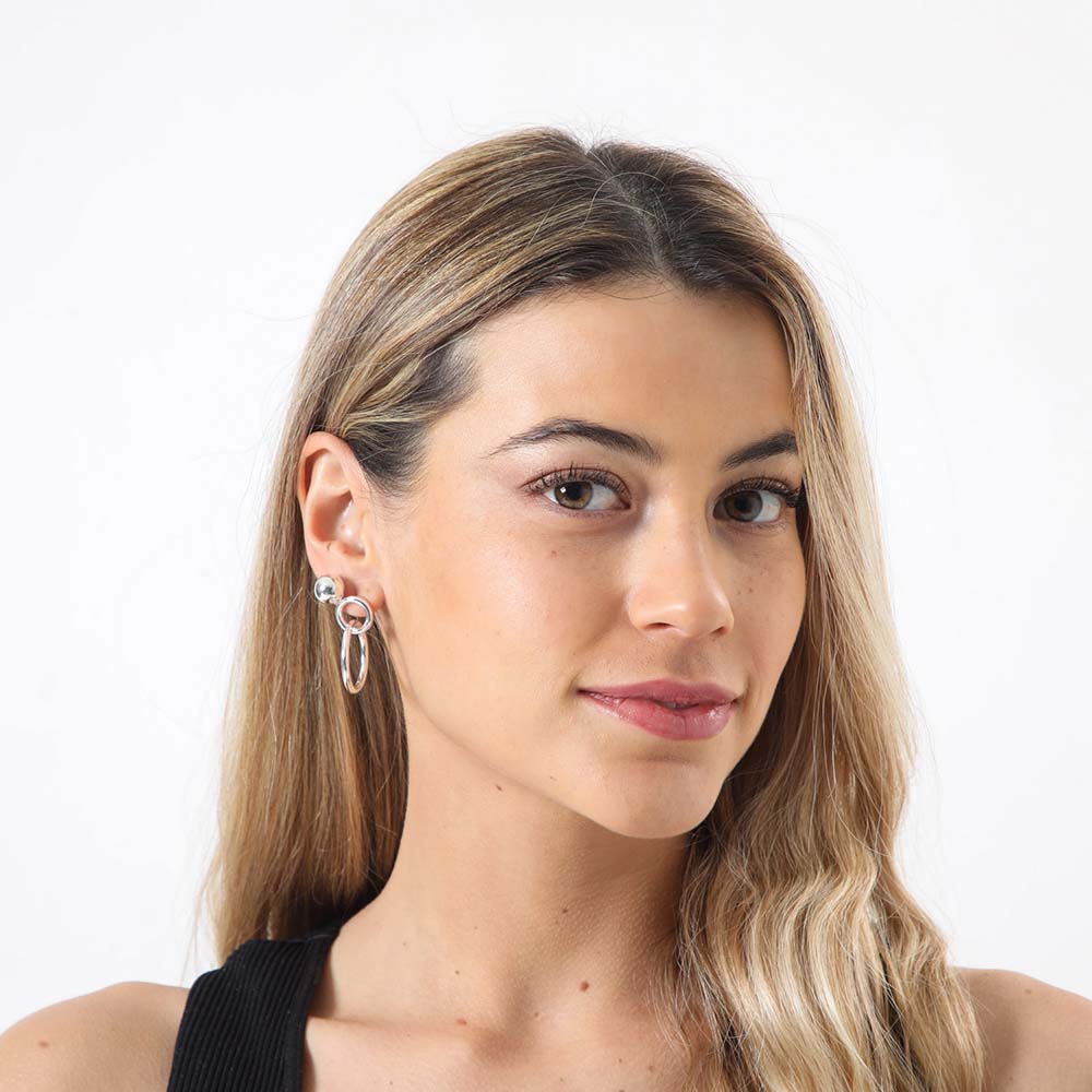 Set Aros Deacon Plateado i-D