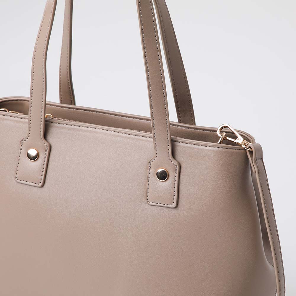 Cartera Hombro Brigitte Beige i-D