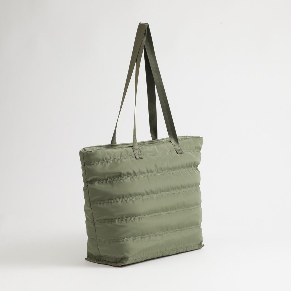 Cartera Tote Oviedo Nylon Verde ID