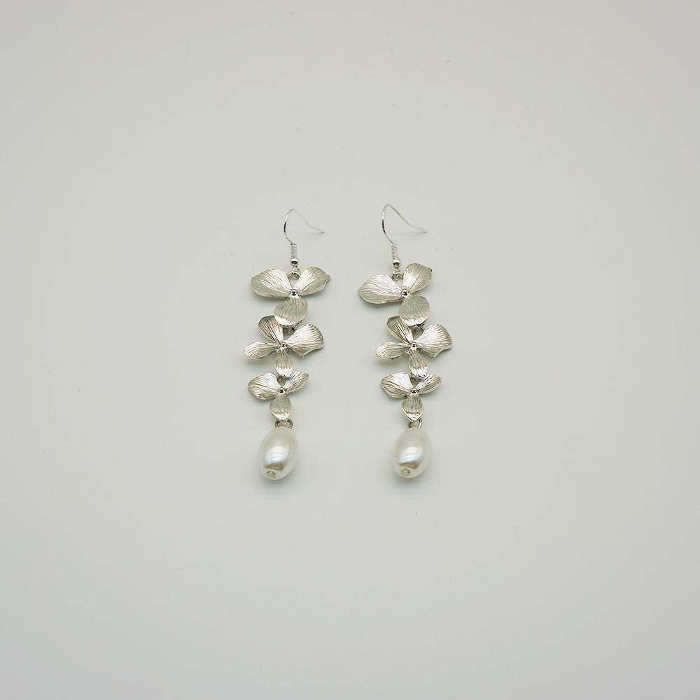 Aros Largos Angelita Plateado Tatienne