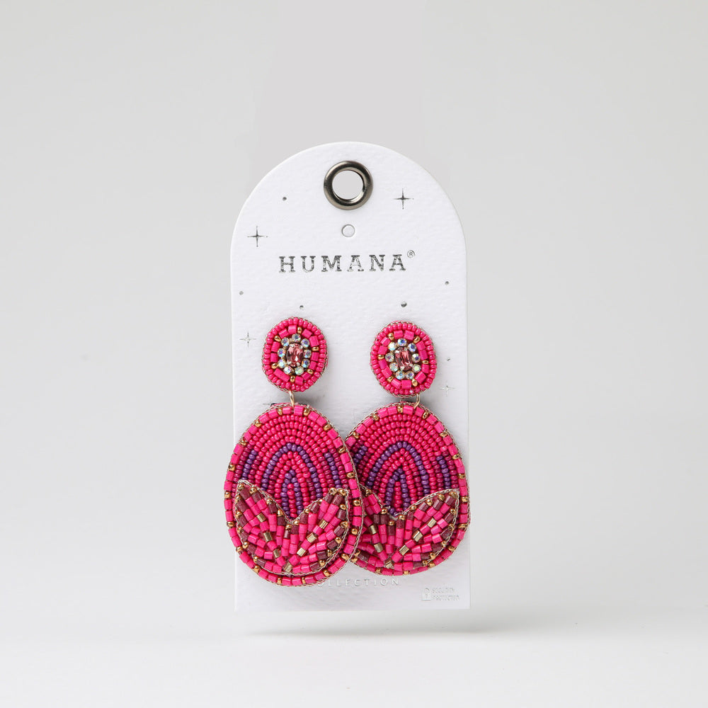 Aros Largo Arucas Rosado Humana